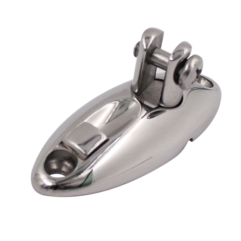 AISI316 STAINLESS STEEL DECK SWIVEL HINGE MOUNT 360°